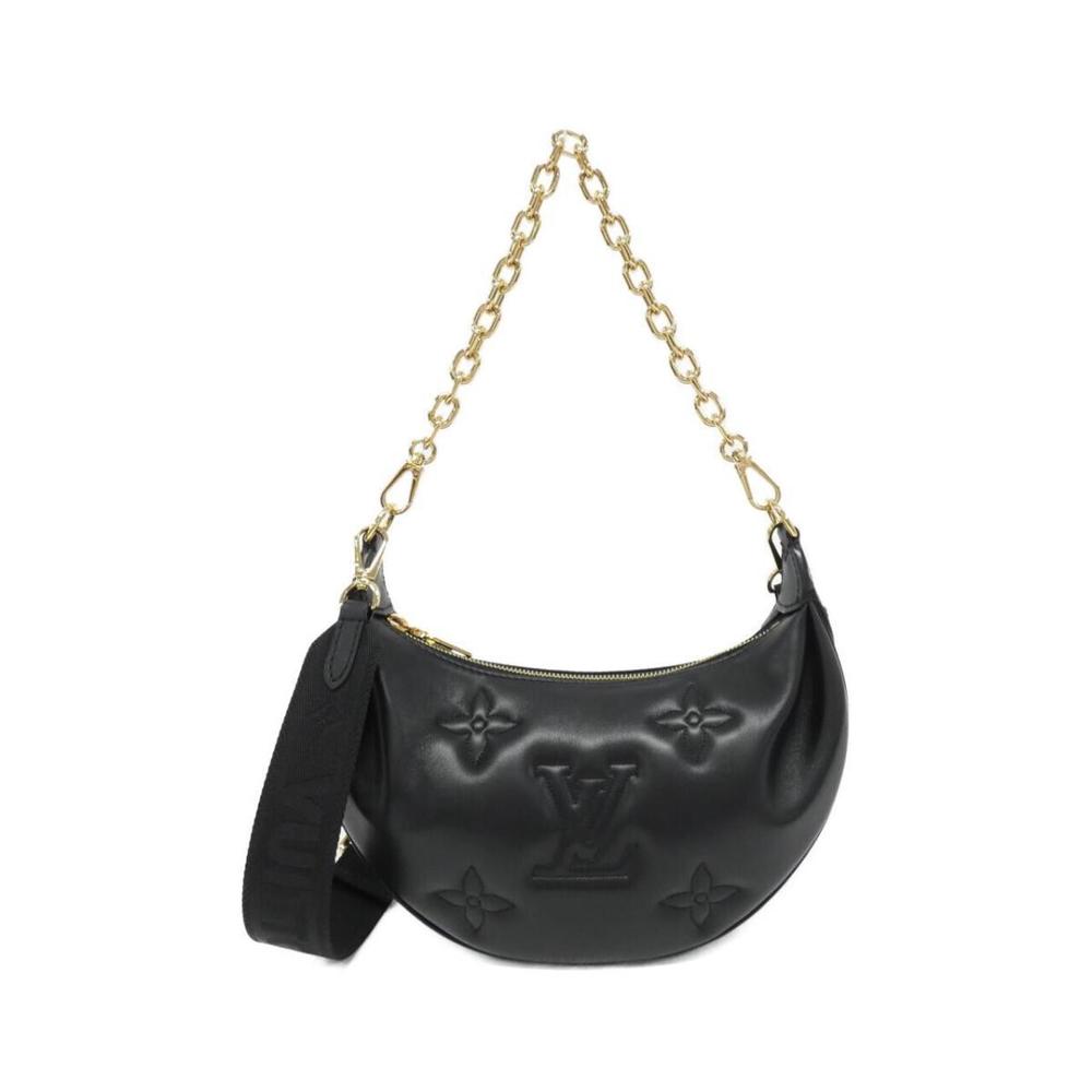 Louis Vuitton Calfskin Bubblegram Over The Moon Shoulder Bag Black